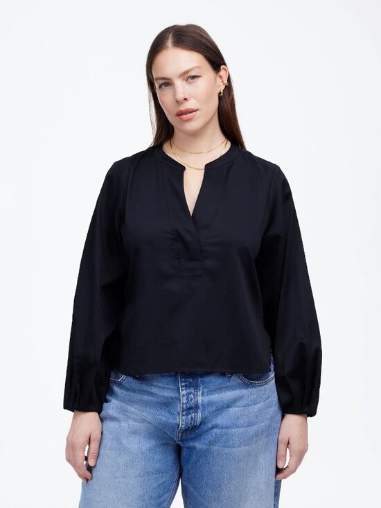 Madewell Tops - Madewell Navy Lightweight Top